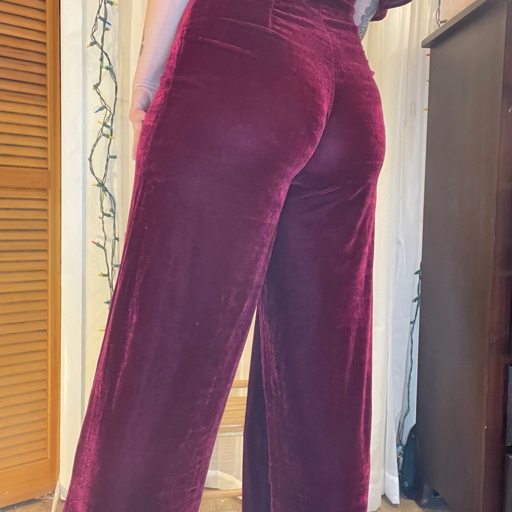 Velvet jumpsuit